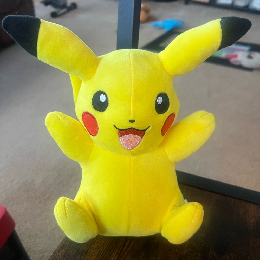 Yellow Pikachu Plush Toy 9 inch